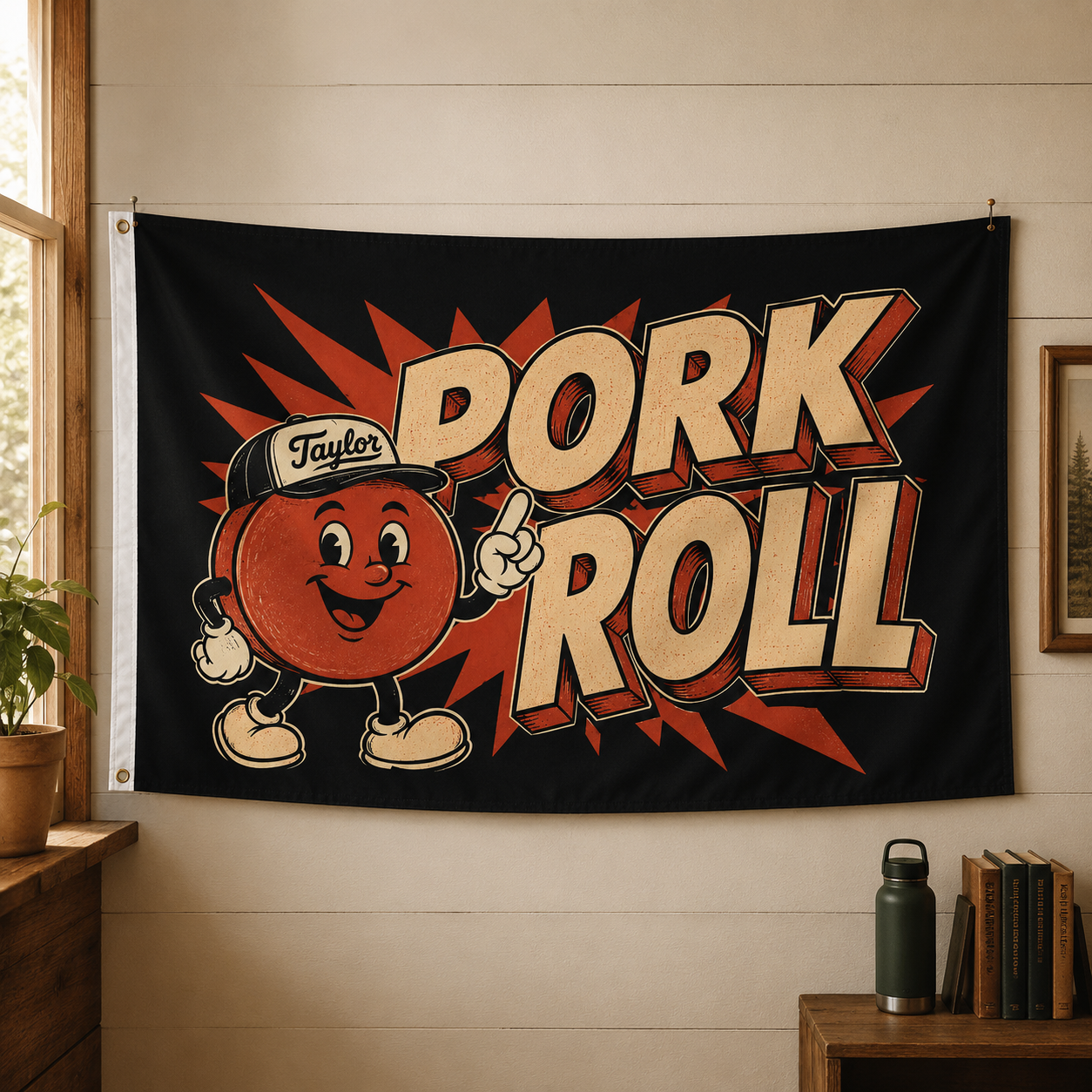 Pork Roll Forever Flag - True Jersey