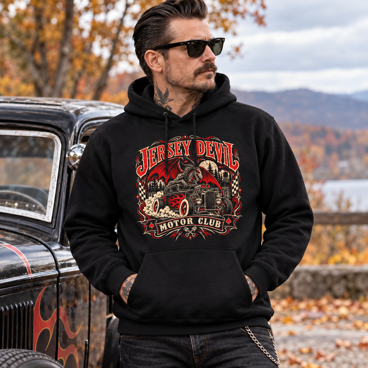 Jersey Devil Motor Club Hoodie
