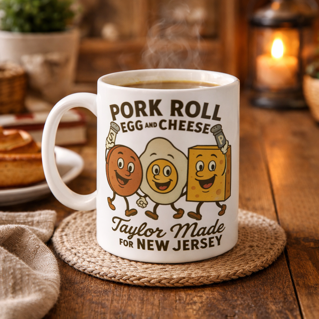 Pork Roll Egg and Cheese Taylor Made Mug - True Jersey