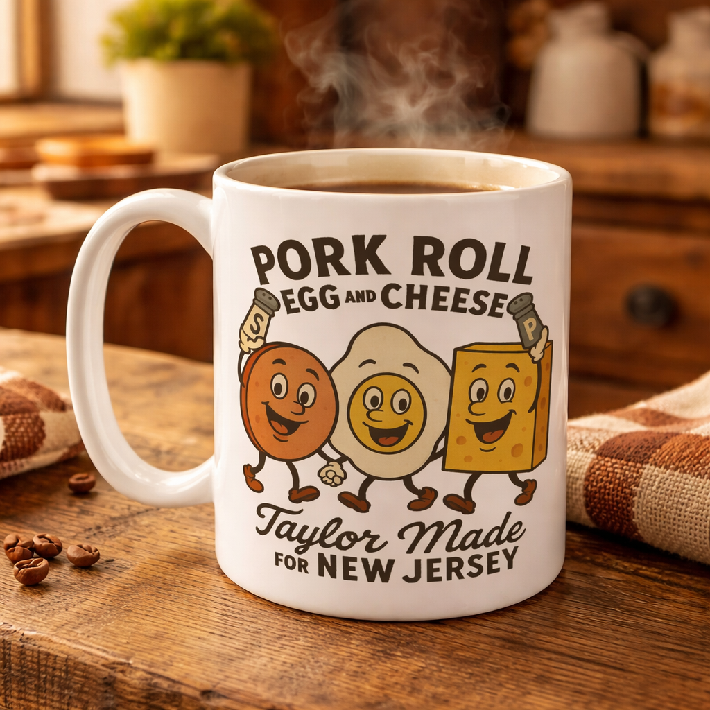 Pork Roll Egg and Cheese Taylor Made Mug - True Jersey