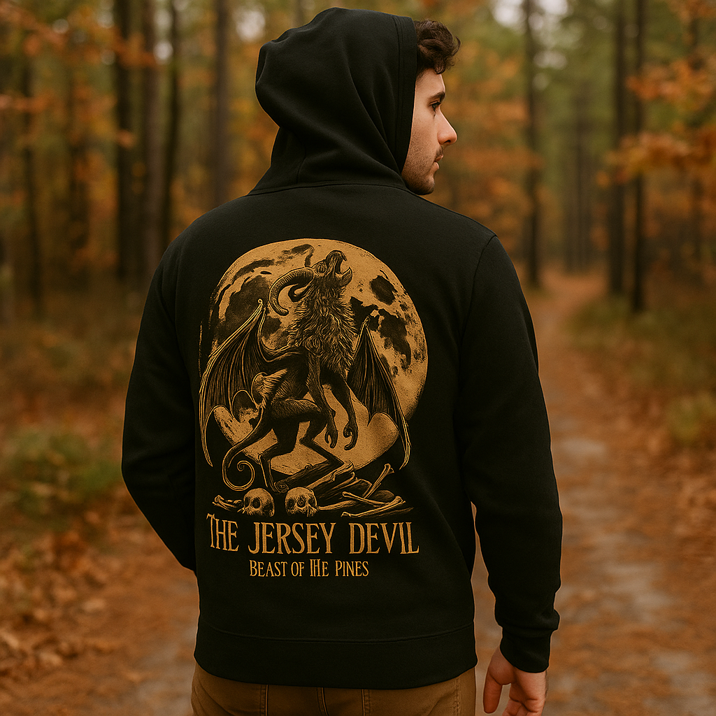 Jersey Devil Beast of the Pines Zip Up Hoodie - Shady Front