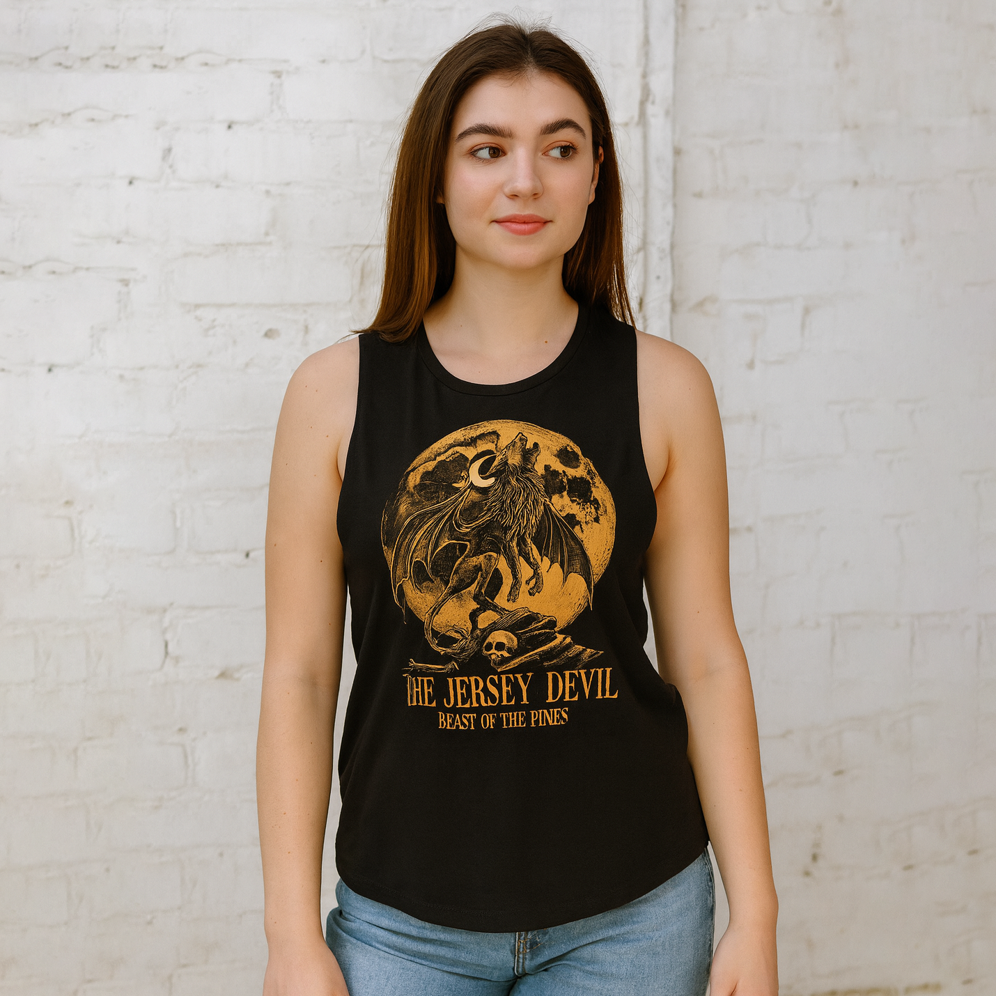 Jersey Devil Beast of the Pines Girls Tank