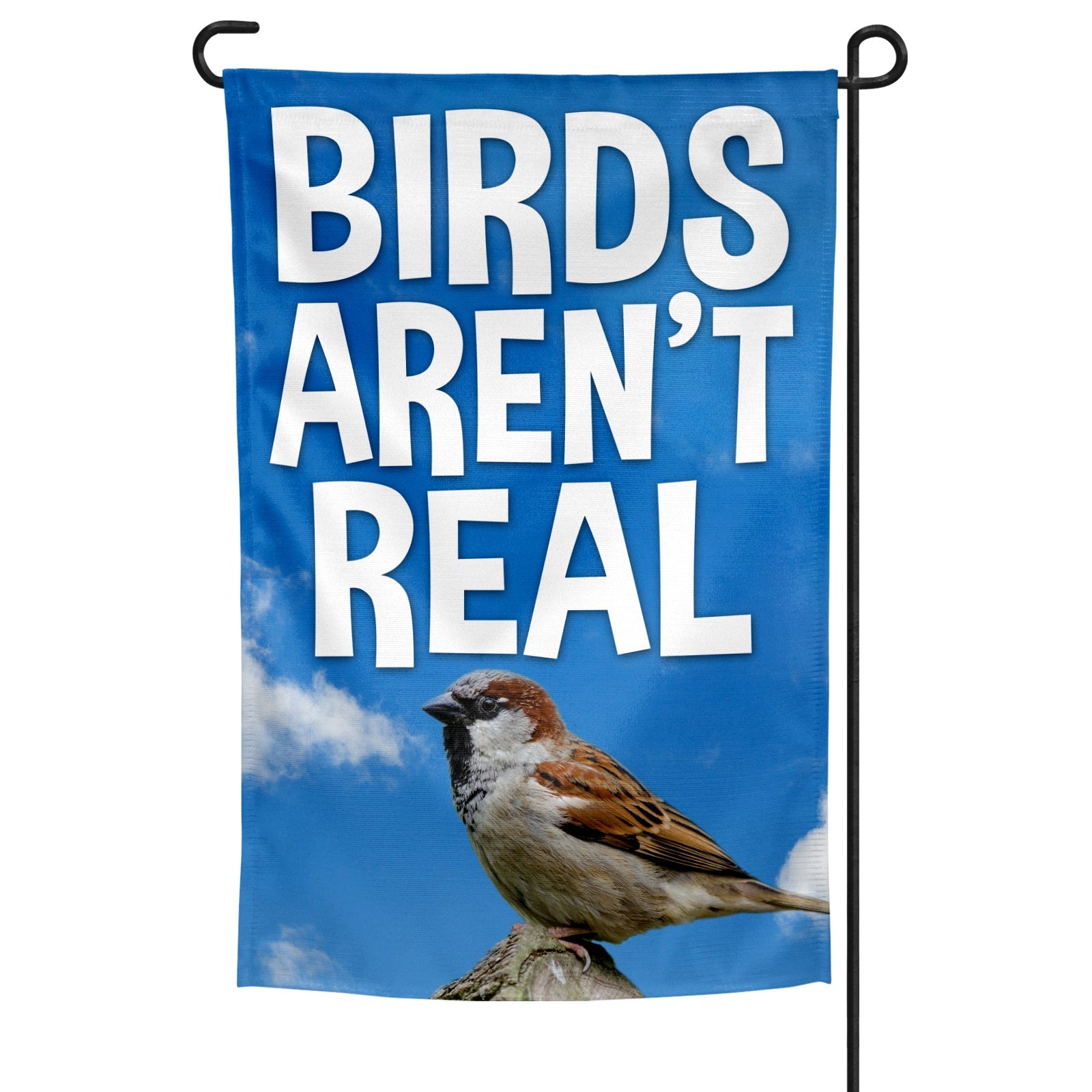Birds Aren't Real Garden Flag - True Jersey
