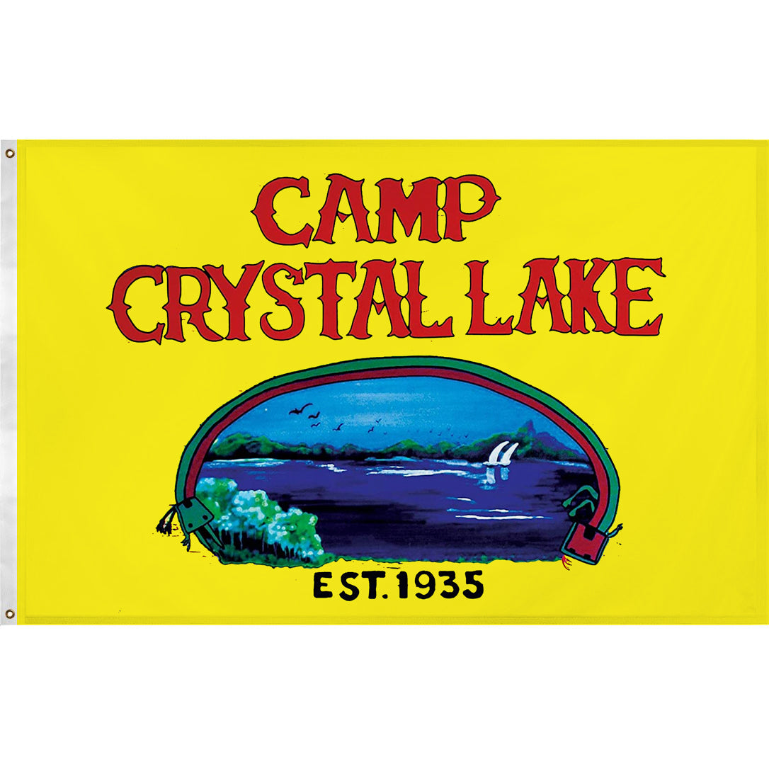 Camp Crystal Lake Flag - Shady Front