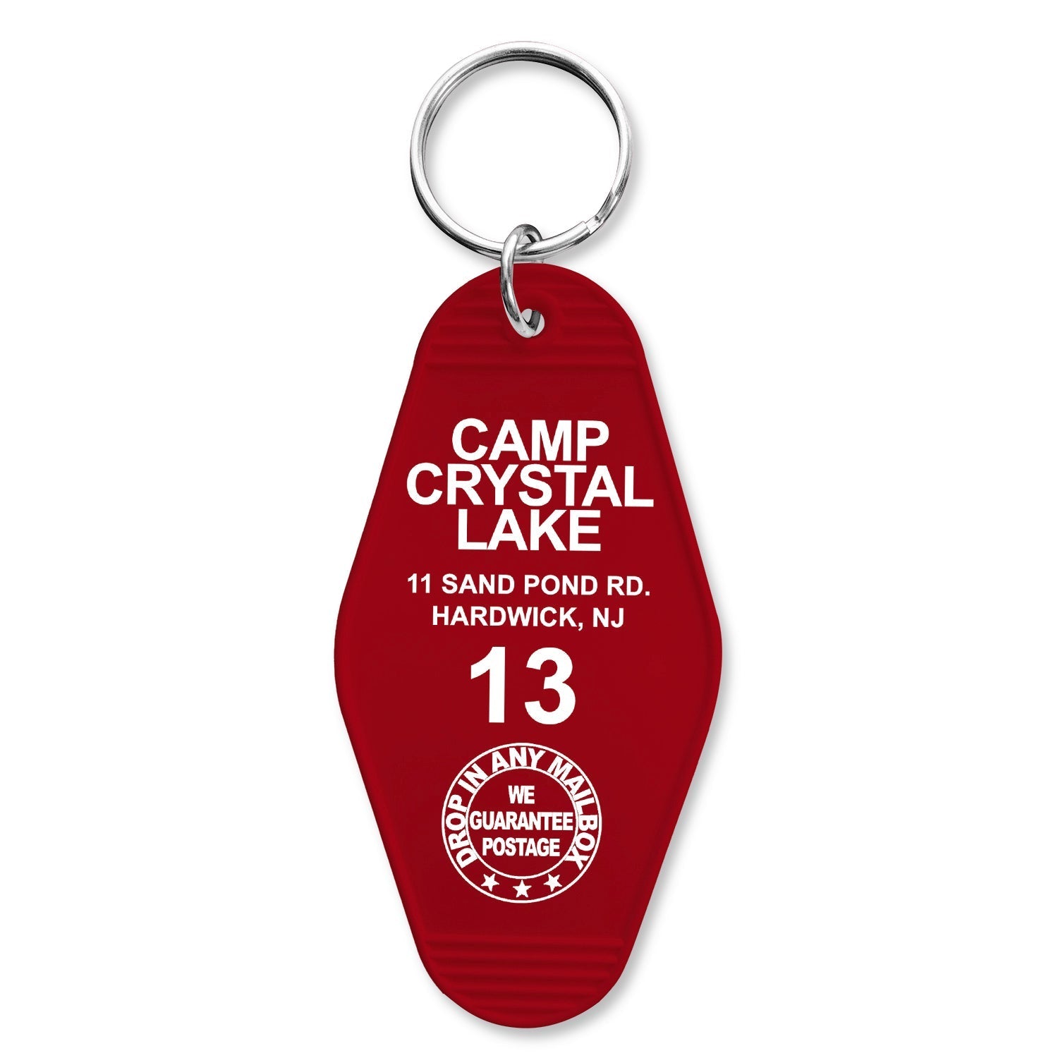 Camp Crystal Lake Room Keychain - Shady Front