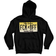 License Plate "FCK OFF" Hoodie - Shady Front
