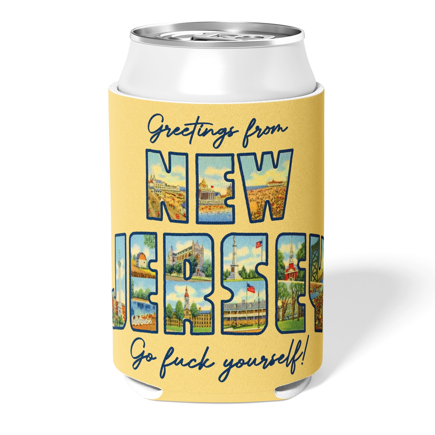 Greetings from "F--k Yourself" Can Cooler - Shady Front