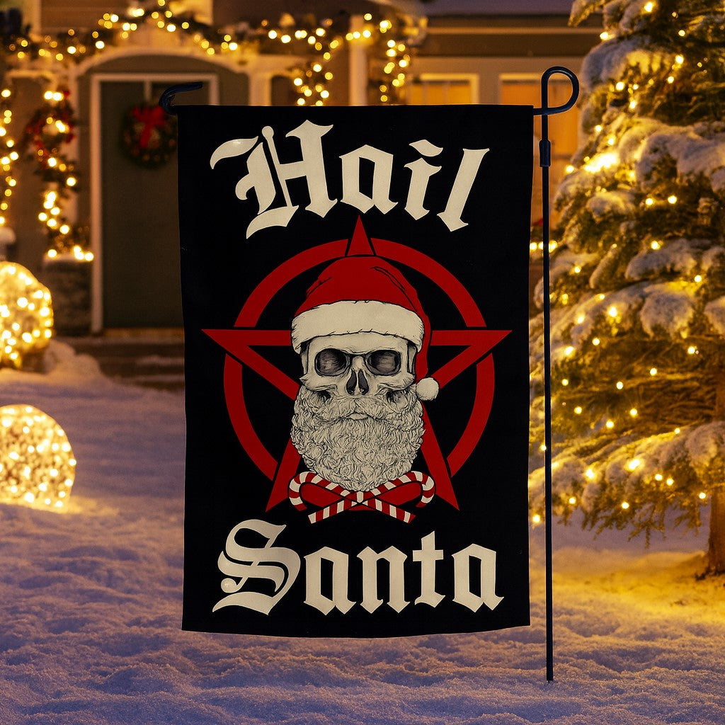 Hail Santa Garden Flag - True Jersey