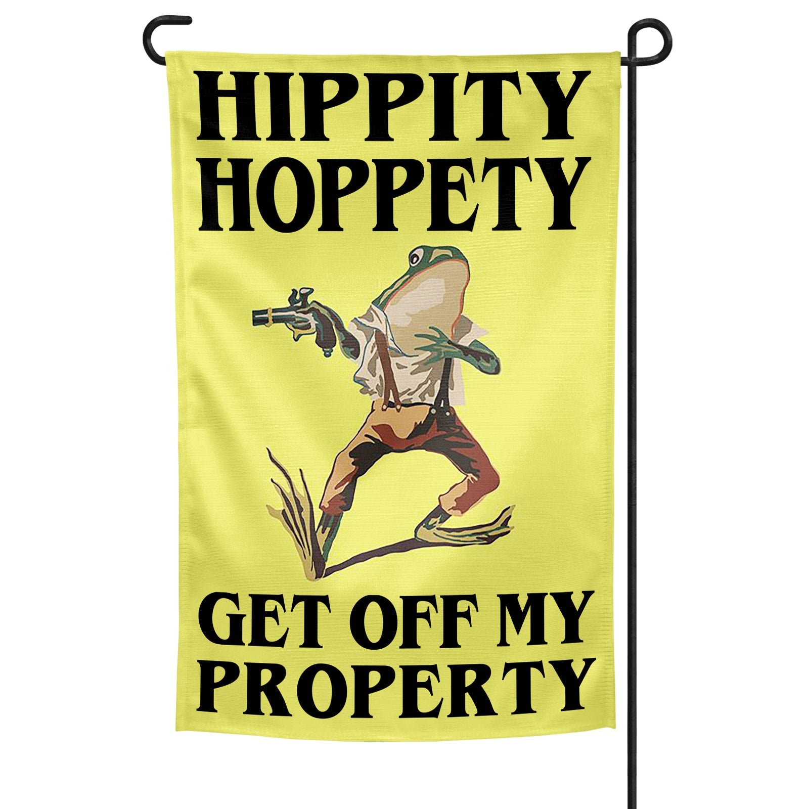 Hippity Hoppety Get Off My Property Garden Flag - True Jersey