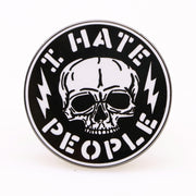 I Hate People Enamel Pin - True Jersey