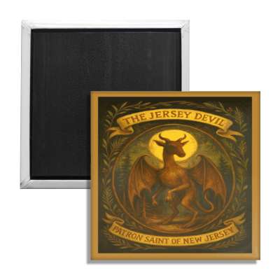 Jersey Devil Patron Saint of New Jersey Fridge Magnet - True Jersey