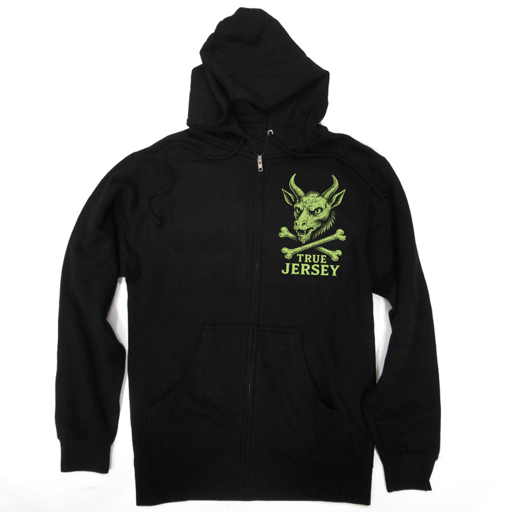 Jersey Devil Cryptid Society Zip Up Hoodie - True Jersey