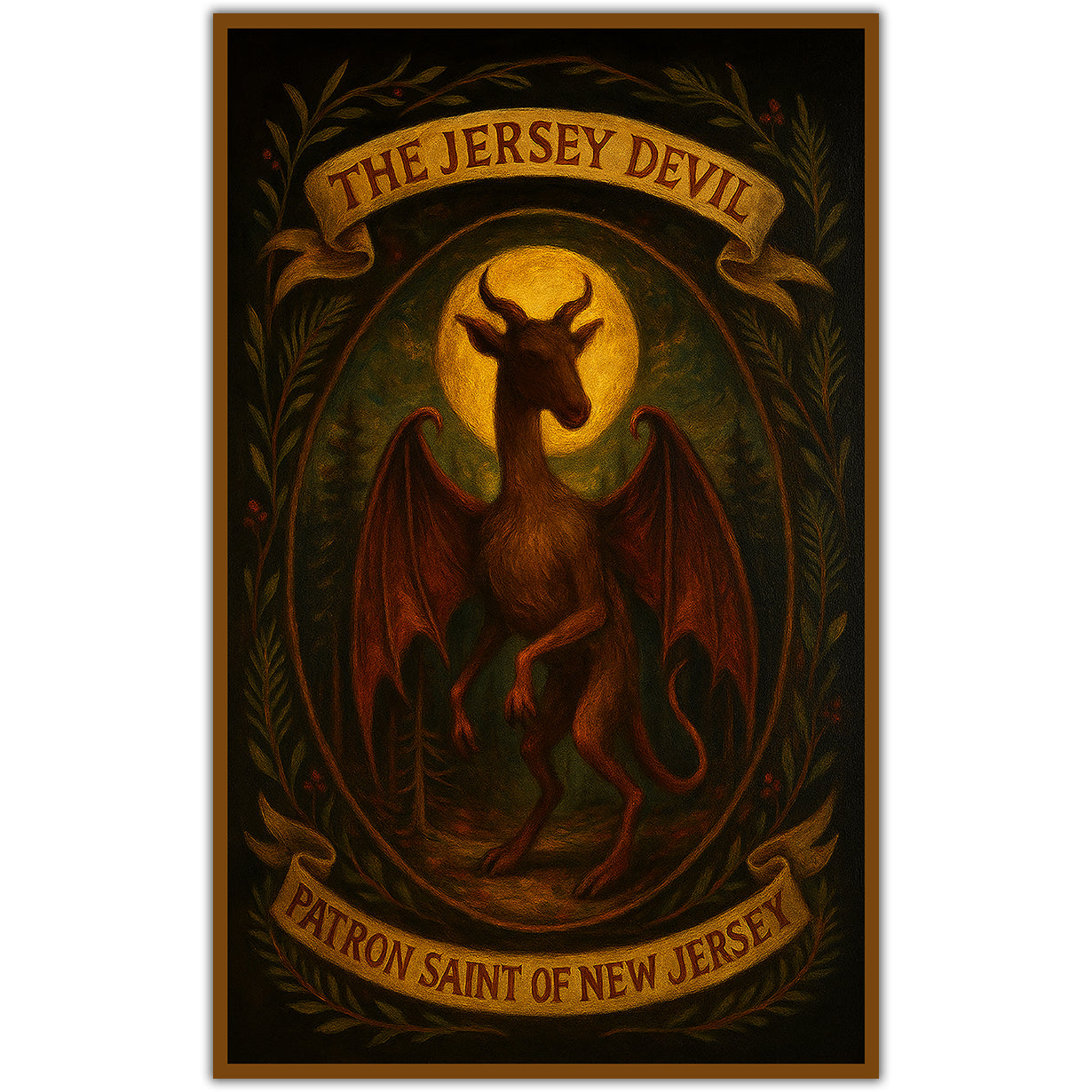 Jersey Devil Patron Saint of New Jersey Sticker - True Jersey