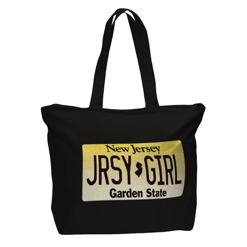 Jersey Girl License Plate Bag