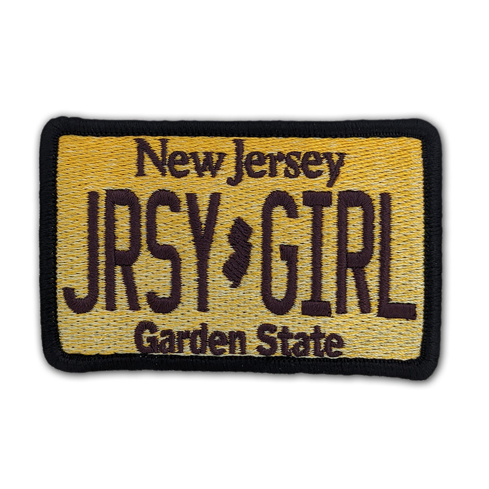 Jersey Girl License Plate Patch - Shady Front