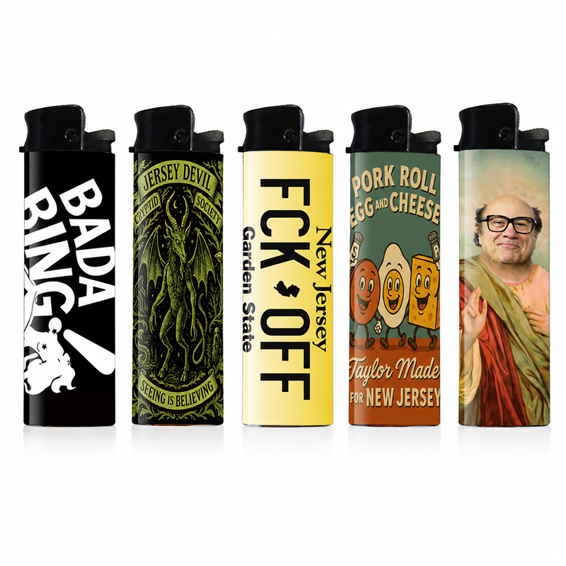 Jersey Pride Lighter 5-Pack - True Jersey