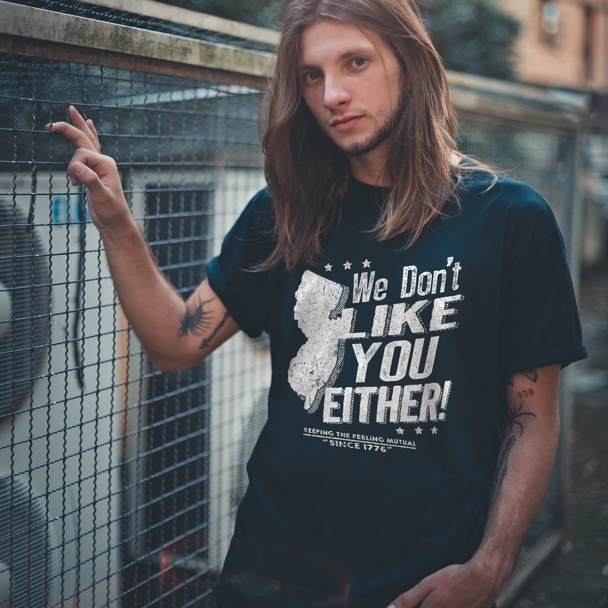 Mutual Feelings Guys Shirt - Shady Front / Wholesale Prints, Patches, Buttons, Greetings Cards, New Jersey Apparel, Stickers, Accessories