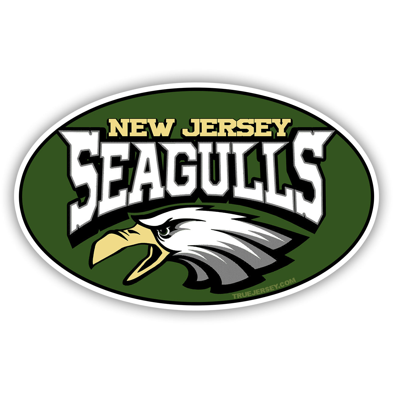New Jersey Seagulls Sticker - True Jersey