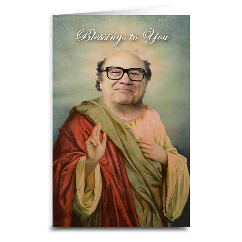 Tarjeta de felicitación "Bendiciones" de San Danny - True Jersey