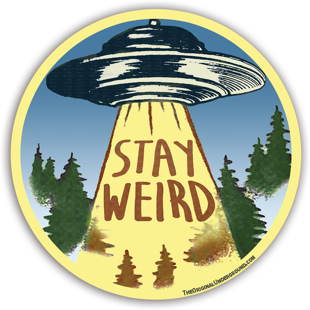 Stay Weird Sticker - True Jersey