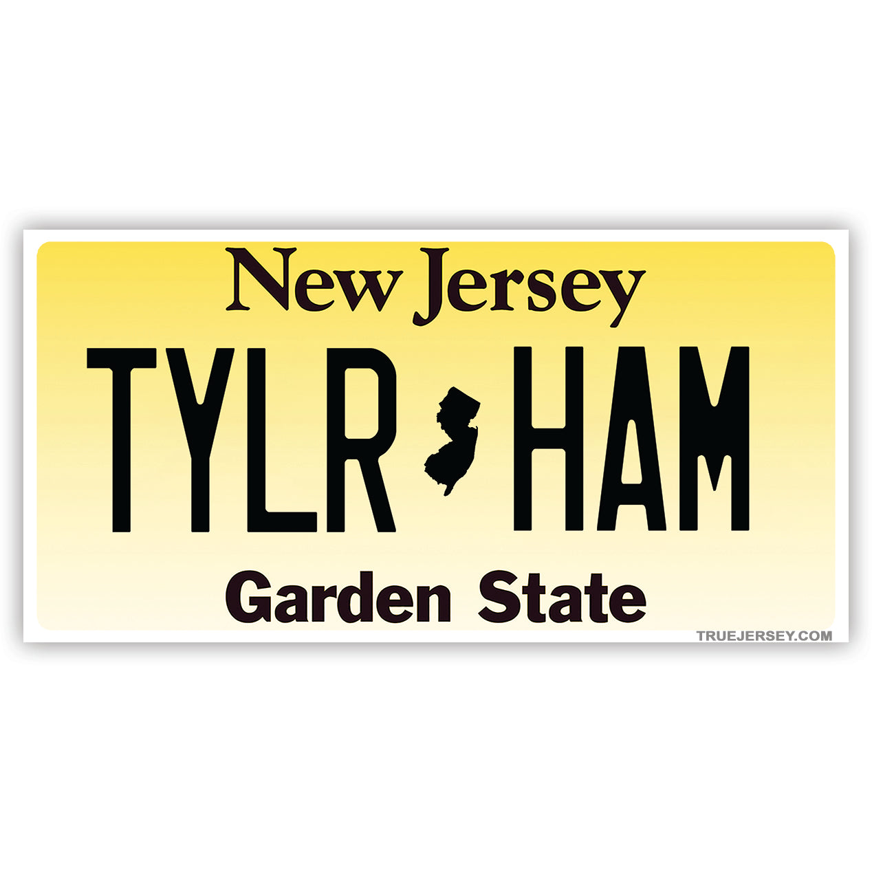 Taylor Ham License Plate Car Magnet - Shady Front