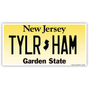Taylor Ham License Plate Car Magnet - Shady Front