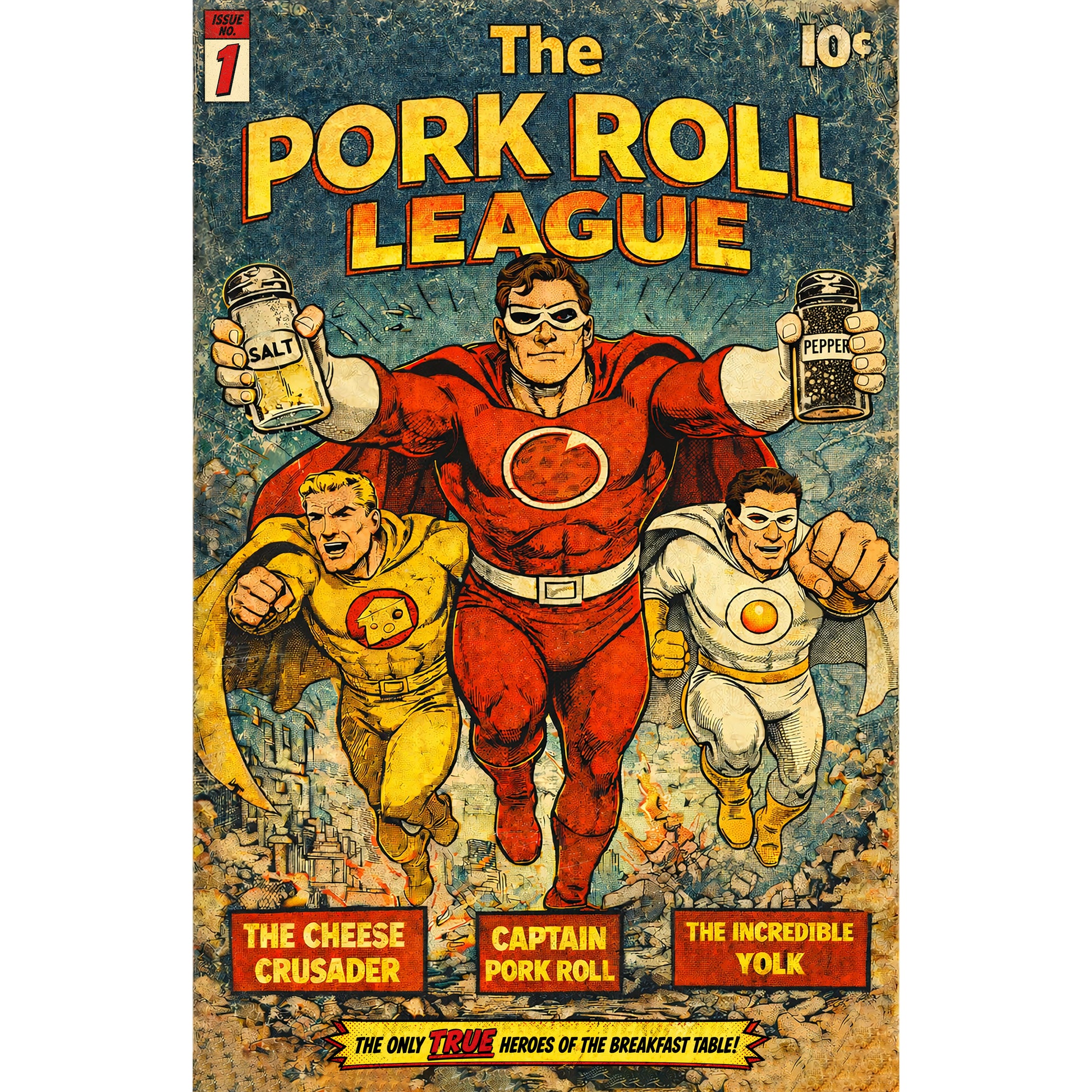 The Pork Roll League Poster Print - True Jersey