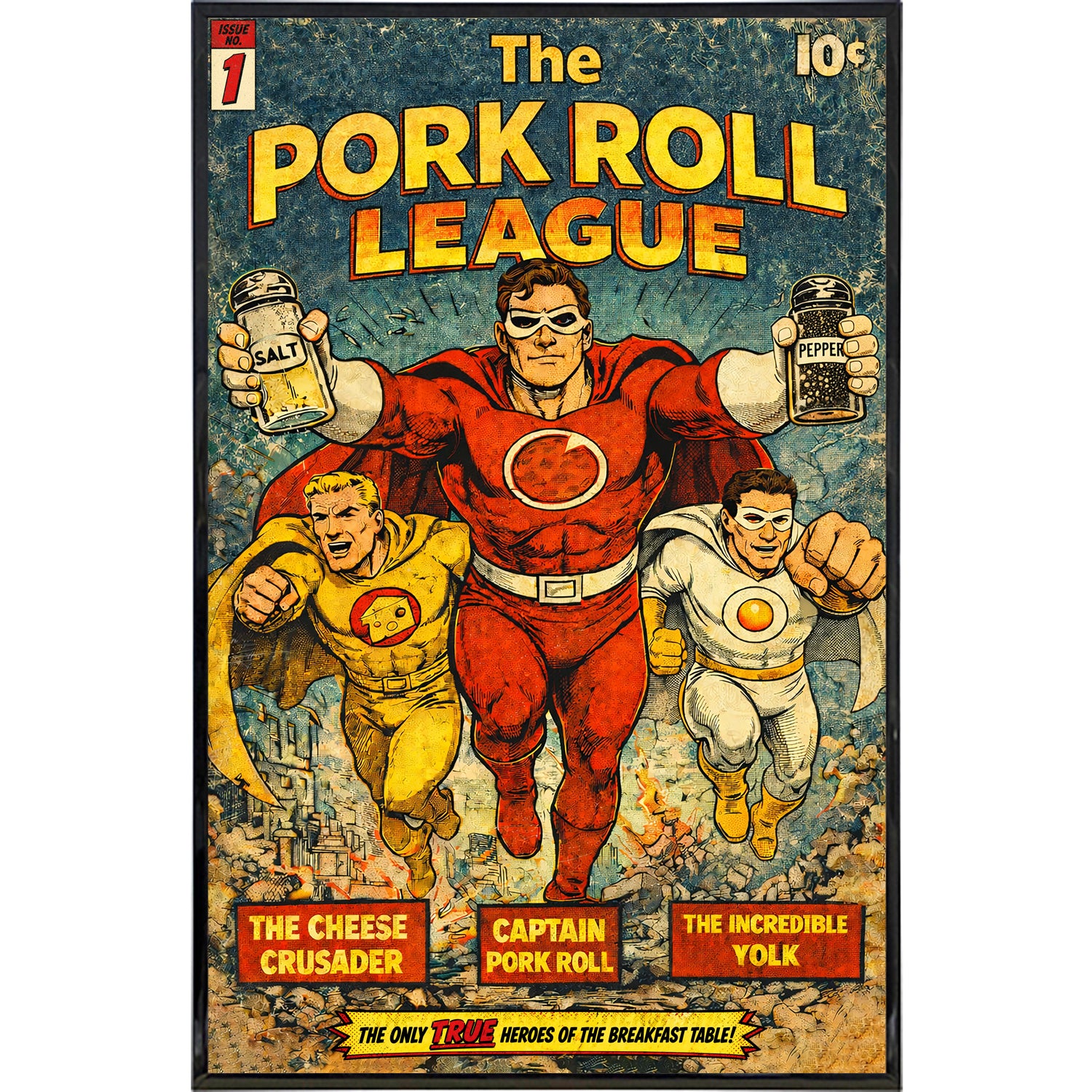 The Pork Roll League Poster Print - True Jersey