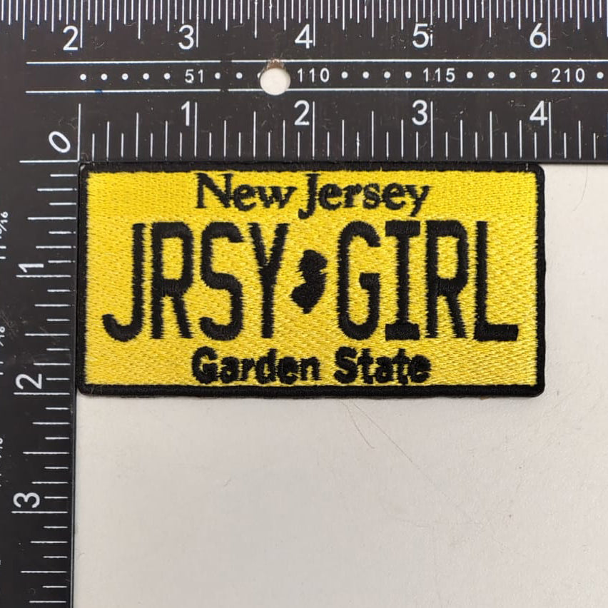 Jersey Girl License Plate Patch - Shady Front