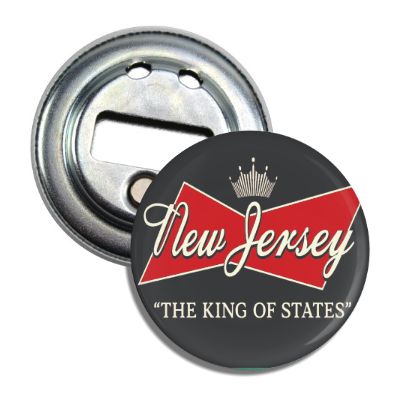 King of States Magnet Bottle Opener