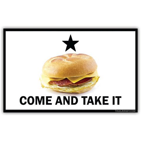 Taylor Ham Pork Roll "Come and Take It" Sticker