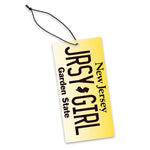 Jersey Girl License Plate Air Freshener