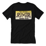 Jersey Girl License Plate T-Shirt - True Jersey
