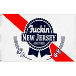 Blue Ribbon Jersey Flag - True Jersey