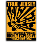 Contents Under Pressure Sticker - True Jersey