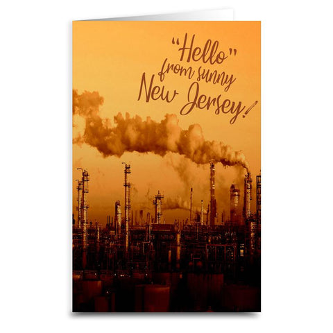 Hello from Sunny New Jersey Card - True Jersey