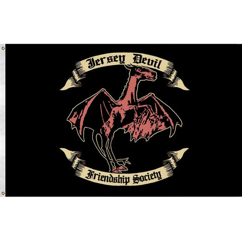 Jersey Devil Friendship Society Flag - True Jersey