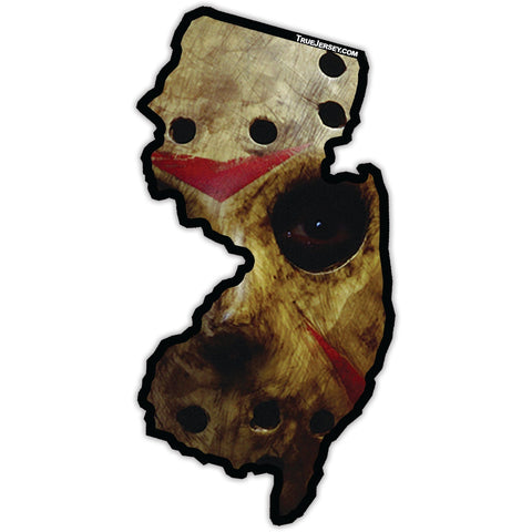 Jersey Jason Voorhees Sticker - True Jersey