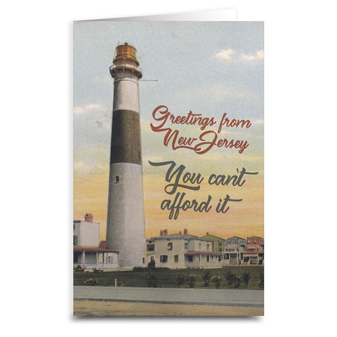 You Can't Afford It Card - True Jersey